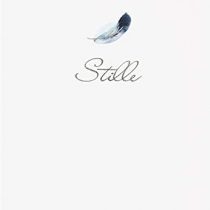 Sympathy Card Basic Classic Feather 11.6 x 16.6 cm