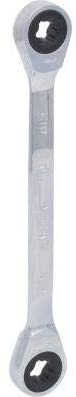 KS Tools 503.4353 E10 x E12 GearPlus Double Ring Ratchet Spanner, White, E10xE12 - Image 3