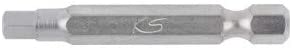 KS Tools 911.2815 1/4-inch 50mm 5mm Classic Hex Bit, Silber - Image 2