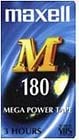 Maxell E180 (SP) Blank Tapes