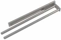 Pull out kitchen towel holder rail, 2-arm, 450 mm by Fitmykitchen