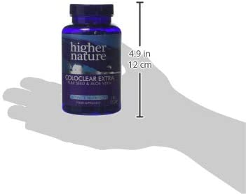 Higher Nature Coloclear Extra with Added Fibre Capsules Pack of 180 - Image 3