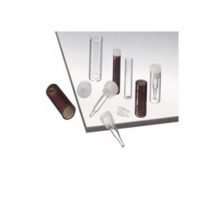 Neolab 7 0743 Flat Bottom Glass, 31.5 x 11.6 mm Polyethylene Design 2 ml Brown Glass (Pack of 100)