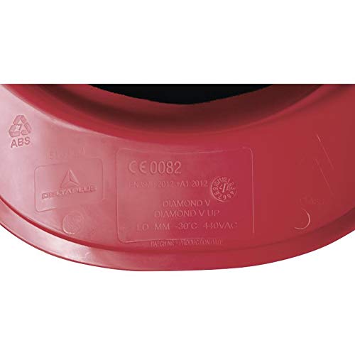 Delta Plus DIAMOND V grey ABS high vision electrical insulated safety helmet - Image 3