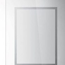Durable DURAFRAME SUN Static-Cling Magnetic Frame | A3 Format in Silver | Pack of 2 Frames | UV and Heat Resistant | Ideal for Retail Shop Windows