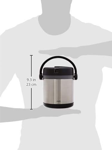 Emsa Mobility Insulated Flask for Hot and Cold Food Black/Grey, 1.2 L - Image 4