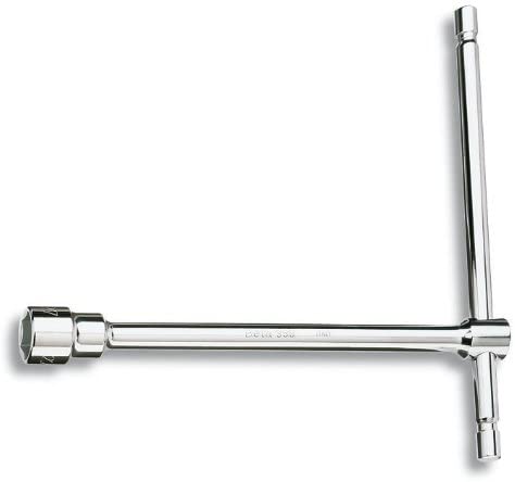 Beta 950 13 Allen Key Chrome-Plated 13 mm Ideal for Quick and Repeated Screwing T-Handle Wrench, with 3 Size Markings, Ergonomic Design
