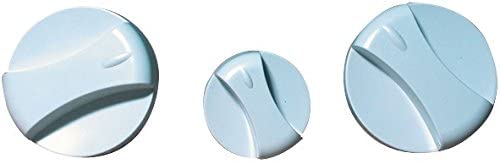 Vaillant 114288 ET Button APC, VC/W BW Classic, Euro Pro/Plus, Pack of 3, Grey