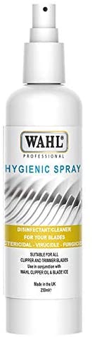 Wahl Hygienic Clipper Spray, Suitable for All Clipper and Trimmer Blades Cleaning Sprays, Disinfectant Cleaner