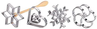 Tescoma Rosette Waffle Maker, 4 Pcs Delicia, Assorted, 31 x 13 x 2.2 cm, 31 x 13 x 2.2000000000000002 cm