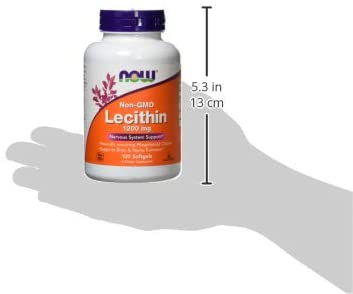 NOW Foods Lecithin, 1200mg Non-GMO - 100 softgels, No Color, 100 count (Pack of 1) - Image 2