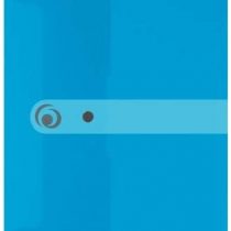 Herlitz Easy Orga To Go A4 PP Document Folder - Transparent Blue (Pack of 6)