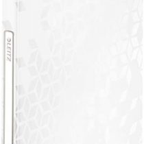 Leitz A4 Display Book, 40 Pockets, 80 Sheet Capacity, Transparent Pockets, White, WOW Range, 46320001