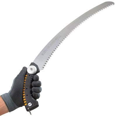 Silky Curved Landscaping Hand Saw Sugoi 420 Extra Large Teeth 390-42, Orange, Säge 420mm inkl. Halfter - Image 2