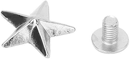 Leather Rivets, 14mm Punk Rock Style Star Shaped Studs with Spikes for Clothes Belts Belts Bags Shoes Jackets - Image 3
