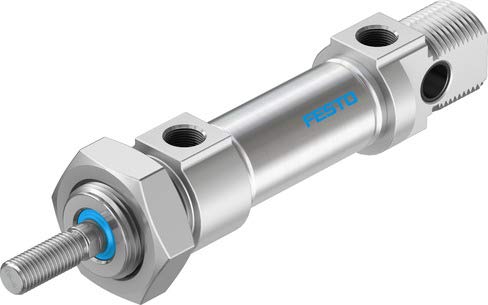 Festo DSNU-16-25-PPV-A ISO Cylinder, M5 Connection, 1-10 bar Pressure, White