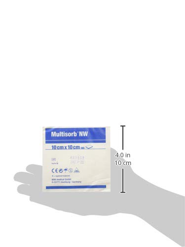 Multisorb Non Sterile Gauze Swabs - 10 x 10cm - Pack 100, 10 cm x 10 cm - Image 2