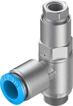 Festo 530042 Non-Return Valve, Model HGL-1/4-QS-10, White - Image 2
