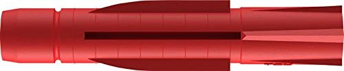 TOX 010700111 - Blíster de 10 Tacos universales TRI, 8 x 51 mm, Red, 8x51 mm