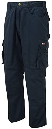 TuffStuff, Pro Work Trousers, 30" Waist, Regular 30" Length, Heavy-Duty Tradesman Trousers with Knee Pad Pockets