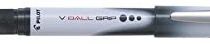 Pilot V Ball Grip Rollerball Pen, 0.5mm Fine Tip ball with Black Ink and 0.3mm line width, (EACH)