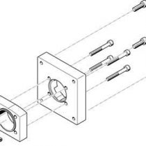 Festo 560683 Axial Kit, Model EAMM-A-L48-87A