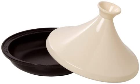 Staub 1302723 Tajine Cast Iron Base with Ceramic Dome, 20 cm, Black - Image 2
