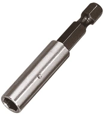 wolfcraft Magnetic Bit Holder I 2426000 I Standard bit holder, Silver, 60 mm