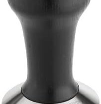 Motta 8140/B Stainless Steel Coffee Tamper with Black Wooden Handle, 53 mm