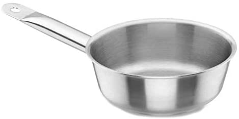 Lacor 51224 Saute Pan, 24 cm, Silver
