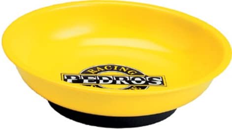 Pedro's MAGNETIC PARTS TRAY, Black / Yellow, fits all