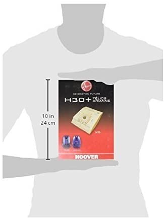 Hoover Genuine H30+ Purefilt Paper Bags for The Telios Sensory Cylinders, White - Image 2