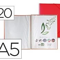 Leader Paper Spiral Folder A5 A5 red