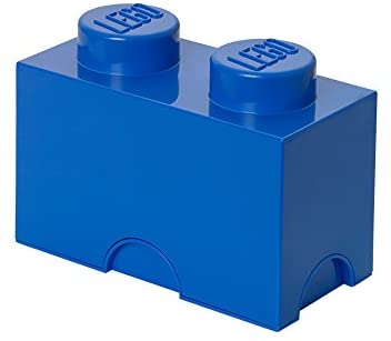 LEGO Brick Shelf 8 Knobs Black, Stackable LEGO Storage Box, Desk Organiser, Storage Box for Toys Books, and More, Home Decor