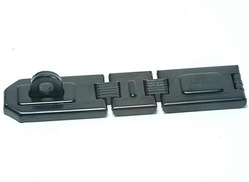 Squire DHH1 Henry Double Hinge Hasp and Staple, Black, One Size