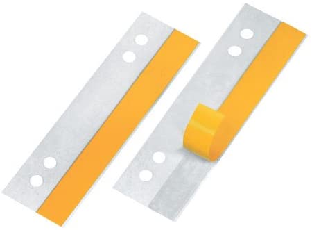 Veloflex Heftfix 2002100 Adhesive Strips 105 mm Hole Spacing 60 mm and 80 mm Pack of 100 Transparent