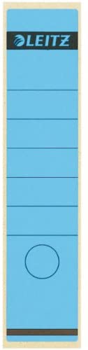 Leitz Spine Label Self-Adhesive for Standard and Hard Cardboard Folders Pack of 10, 80 mm Spine Width, Long and Wide Format