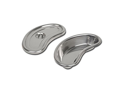GIMA UPL-062 kidney dish with lid, stainless steel, 200 mm x 95 mm x 35 mm
