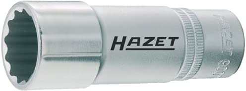 HAZET 900TZ-20.8-13/16 85 mm 12-Point Traction Profile Socket - Chrome-Plated/Polished