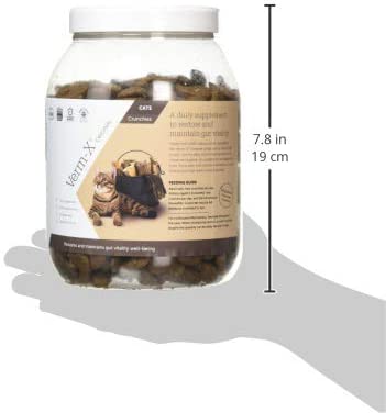 Verm-X All Natural Treats for Cats. Supports Intestinal Hygiene. Vet Approved. UFAS Assured. Restores and Maintains Gut Vitality. Wormwood Free Recipe - Image 3