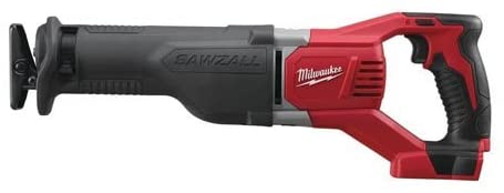 Milwaukee M18BSX-0 M18 Brushed Sawzall (Naked - no Batteries or Charger) Bare Unit Multi, Red