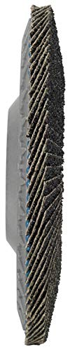 TYROLIT PREMIUM Long-Life C-Trim Flap Disc for Stainless Steel for Angle Grinders -- 125 x 22.23 mm / 40 Grit (Pack of 10) - Image 2