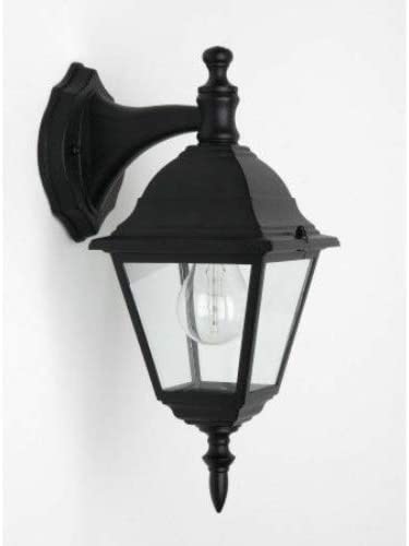 Brilliant 44282/06 Newport Outdoor Down-Wall Light, Metal/Glass, E27, 60 W, Black, Wandleuchte - Image 4
