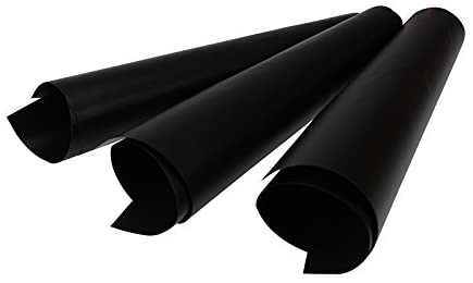 X3 Heavy Duty, Reusable, Non Stick Oven Liner, Black, 40cm X 50cm Suitable for All Ovens