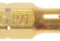 Irwin 10504341 25mm Pozi PZ1 Titanium Screwdriver Bits (10 Pieces)