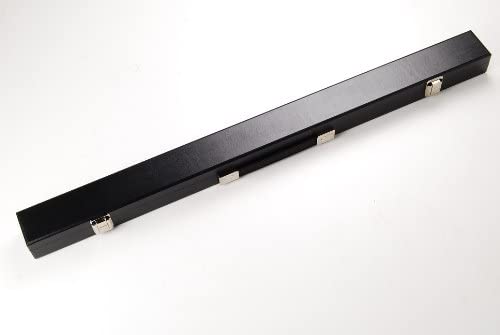 Other Sturdy Black Hard 2pc Snooker Cue Case Red Interior - Image 3