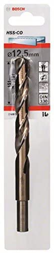 Bosch Accessories HSS-Co Metal Drill Bit (stainless steel, 12.5 x 101 x 151 mm, accessory drill driver), Silver