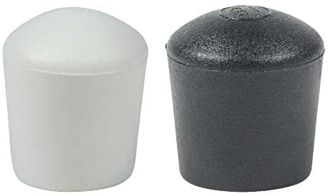 Lifeswonderful - 4 pcs Domed Furniture Feet - Ideal for Tables Chairs etc - Available in Many Sizes & Colours (28mm, Black)
