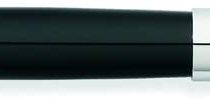 Cross Lexington Rollerball Pen Gel Ink Ballpoint Pen (Fine) in Blister Packaging Black/Chrome