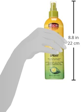 African Pride Olive Miracle Braid Sheen Spray Original Formula 355 ml/12 fl.oz, Clear, 355 ml (Pack of 1) - Image 3